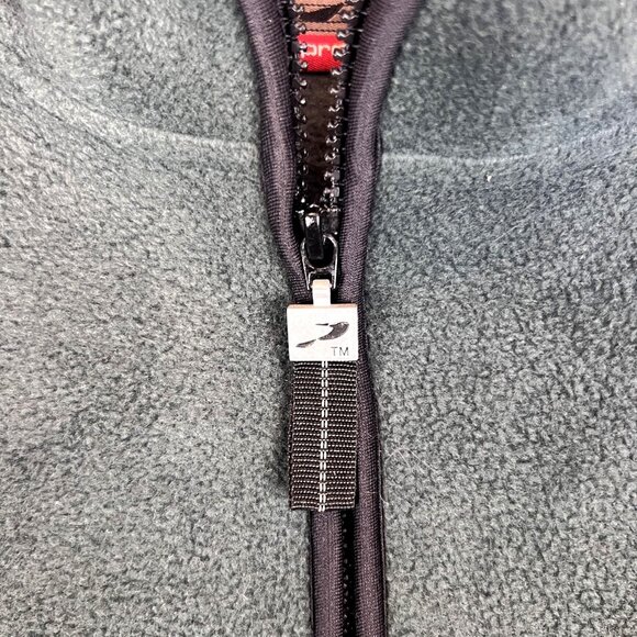 Prospirit Mens 2XL Pullover Green Thick Fleece Half Zip Outdoor Hiking Jacket - Picture 5 of 12